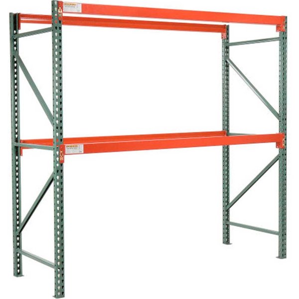 Global Industrial Teardrop Pallet Rack Starter, 96W x 48D x 96H B2282507N